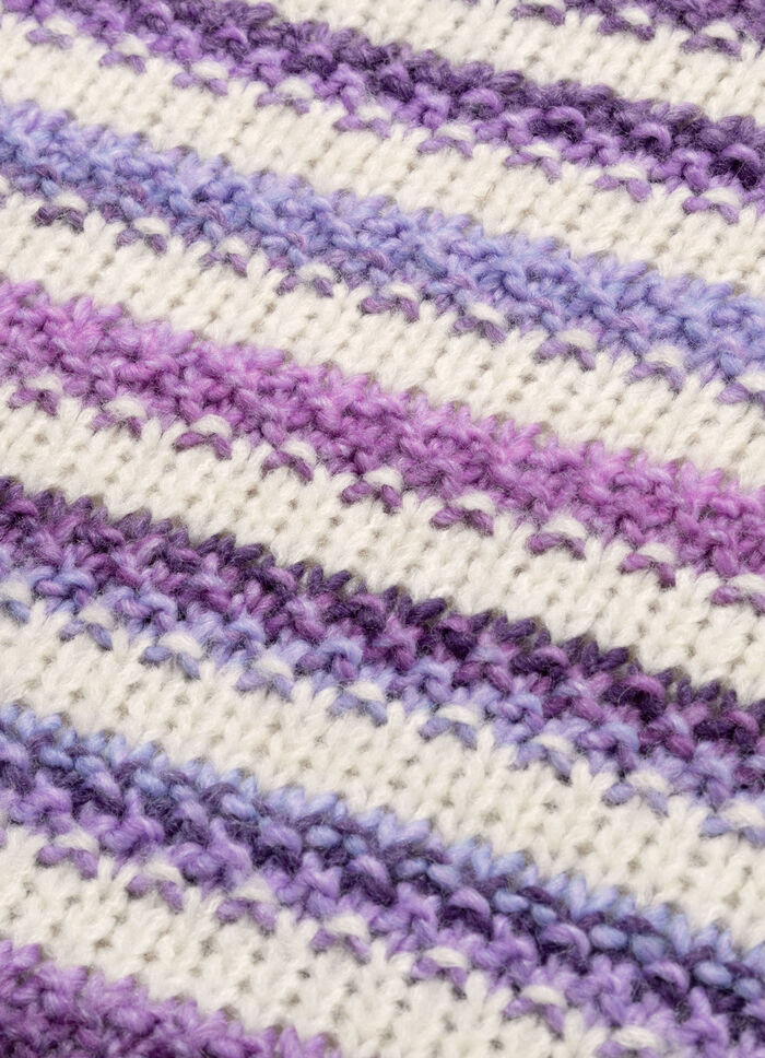 Pullover in Streifendessin 