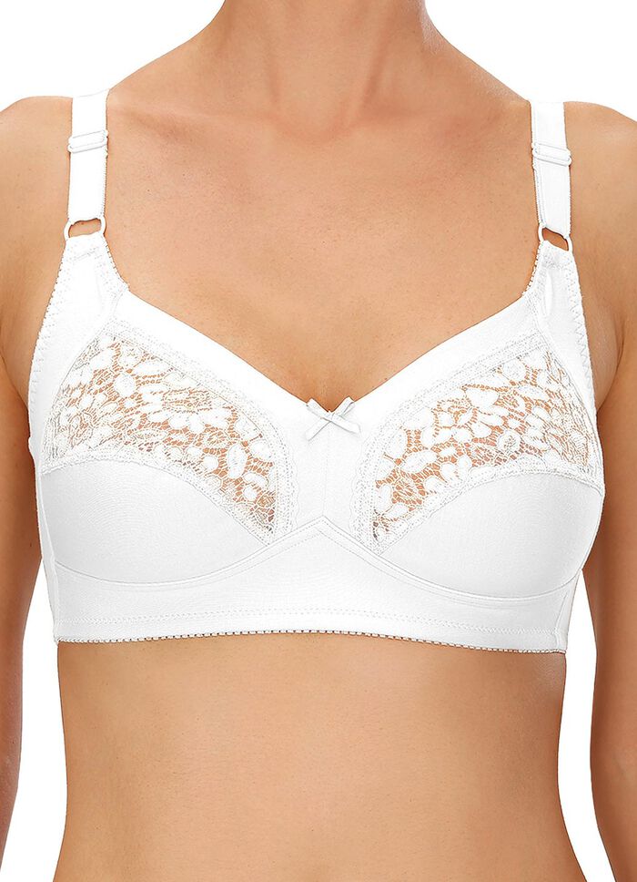 Naturana Zweierpack BH mit Spitze in den Obercups 