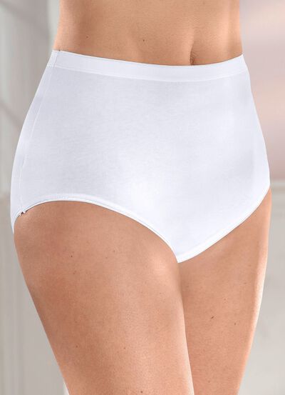 brio lingerie F&uuml;nferpack Slips mit elastischen Abschl&uuml;ssen 