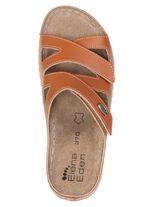 ELENA EDEN Pantolette aus Nappaleder CAMEL