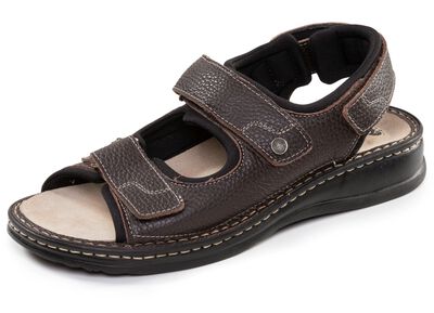 Mubb, klassische Herren-Sandalen, Weite H, mit herausnehmbarem Fu&szlig;bett 