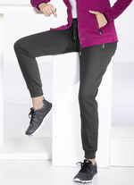 Freizeithose mit Reißverschluss-Taschen in 4 Farben ANTHRAZIT MELIERT