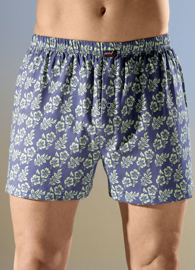 Viererpack Boxershorts mit knöpfbarem Eingriff 