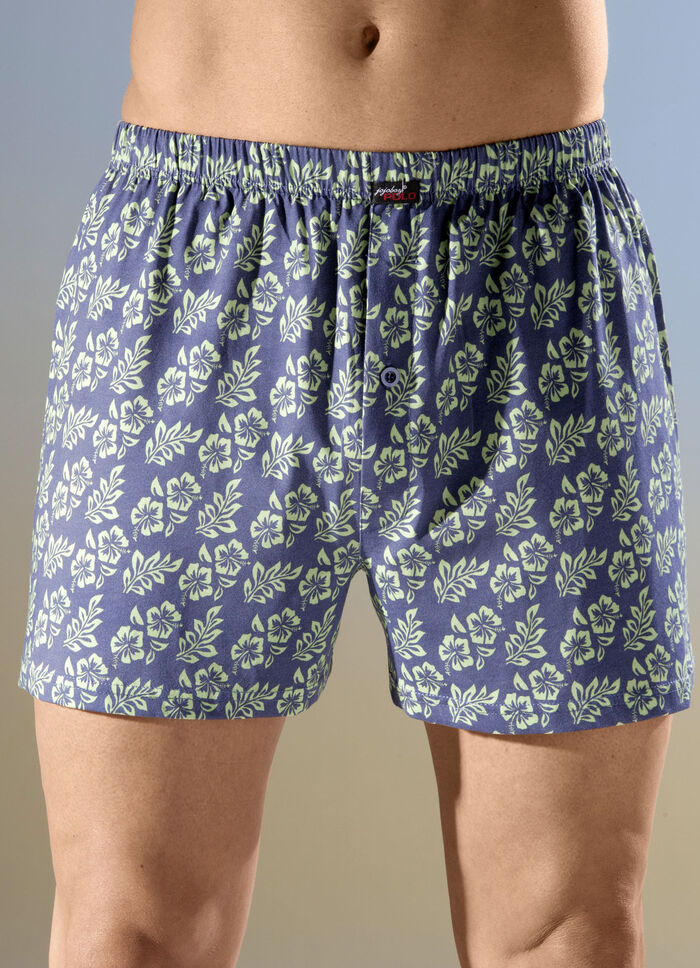 Viererpack Boxershorts mit knöpfbarem Eingriff 