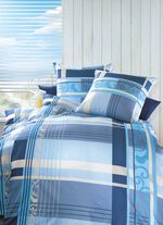 Bettw&auml;sche-Garnitur in verschiedenen Qualit&auml;ten BLAU