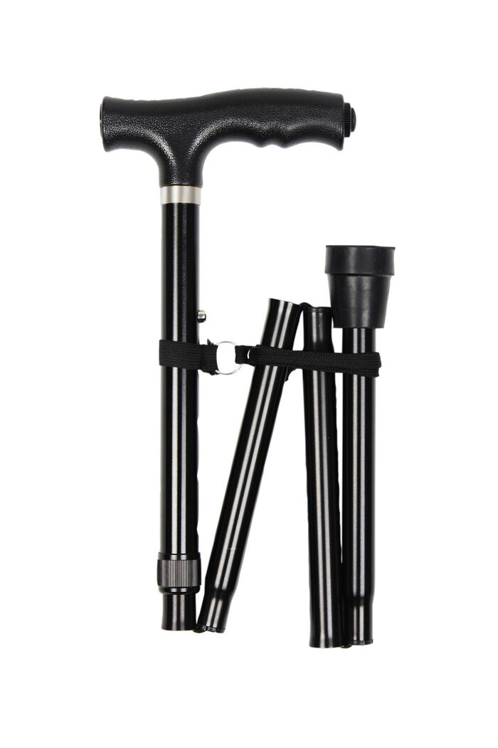 Faltbarer Gehstock mit LED-Licht 