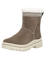 Remonte, gefütterte Damen-Stiefeletten, Winterschuhe, Weite G, mit Lammfell BRAUN