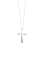 Durchbrochener Kreuz-Anhänger aus Edelstahl 