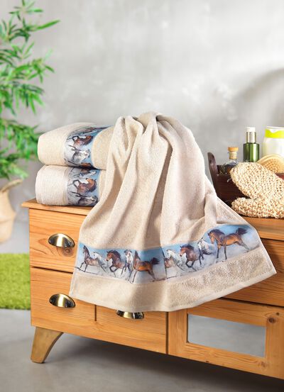 Frottier-Serie mit Digitaldruck 