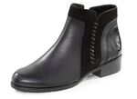 Remonte Stiefelette mit seitlicher Zier-Naht SCHWARZ