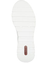 Rieker, bequeme Damen-Sneaker, Weite G, mit Reißverschluss WEISS