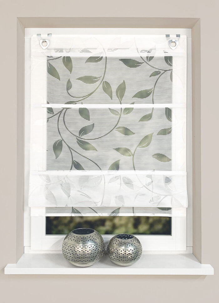 Luftig-leichtes und superpraktisches Magnetrollo WEISS