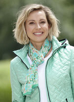 Schal mit geometrischem Dessin