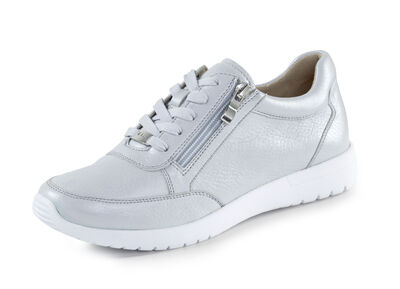 ELENA EDEN Sneaker aus zart schimmerndem, genarbtem Hirsch-Nappaleder 