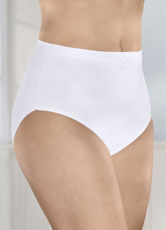 Fünferpack Slips mit strukturiertem Elastikbund