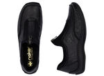 Rieker, klassische Damen-Slipper, mit Reißverschluss SCHWARZ