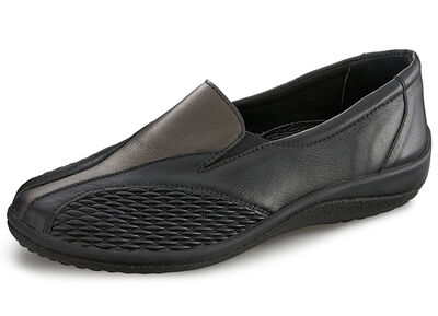 ELENA EDEN, bequeme Damen-Slipper, Weite G, mit herausnehmbarem Fußbett 