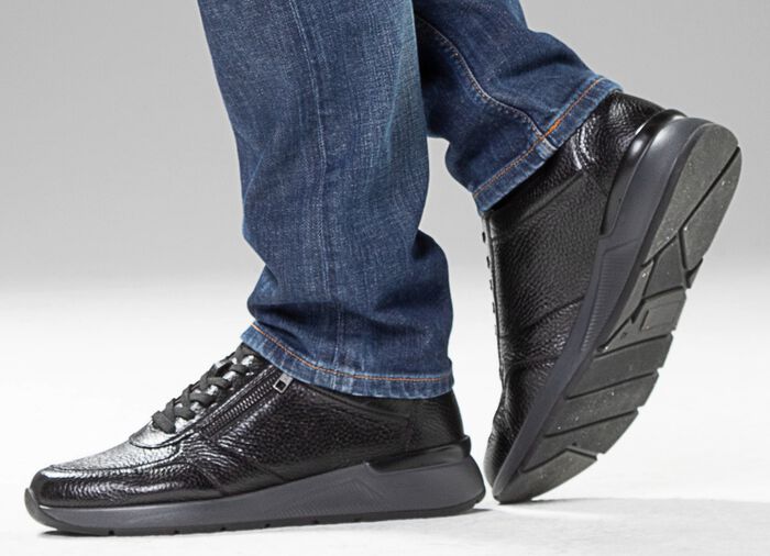 GINO GALANTE, klassische Herren-Sneaker, mit Rei&szlig;verschluss 