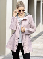 Funktionsjacke mit abnehmbarer Kapuze 