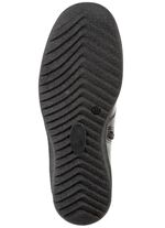 ELENA EDEN, gef&uuml;tterte Damen-Stiefeletten, Winterschuhe, Weite H, mit Lammfell SCHWARZ