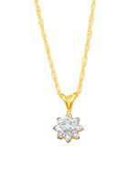 Eleganter Anh&auml;nger mit Singapurkette 