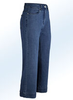 Jeans-Culotte in 5-Pocket-Form DUNKELBLAU