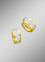 Klappcreolen mit Diamanten 