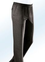 Schlupfhose von "Klaus Modelle" mit Gummibund in 5 Farben DUNKELBRAUN