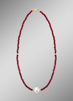 Halskette mit  Muschelkernperle 