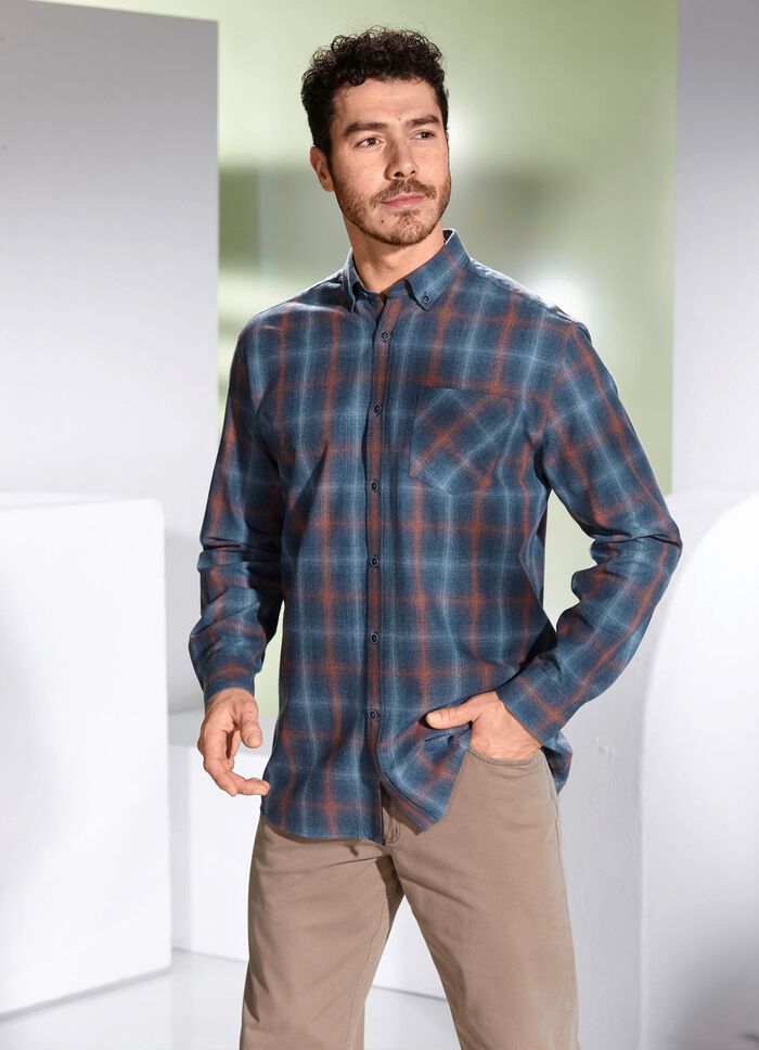  Hemd mit Button-Down-Kragen 