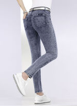 Knöchellange, figurformende Jeans JEANSBLAU