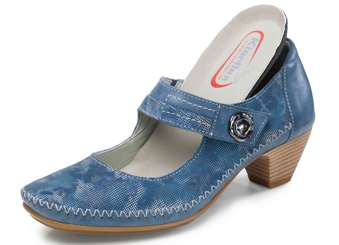 ELENA EDEN, schicke Damen-Pumps, Weite G, mit herausnehmbarem Fu&szlig;bett JEANS