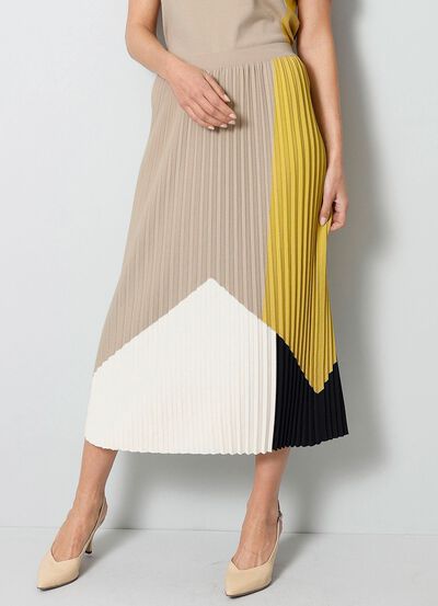 Rock mit Plisseefalten  