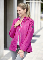 Funktionsjacke mit fester Kapuze MAGENTA