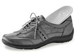 Waldläufer, bequeme Damen-Schnürschuhe, Weite H, mit herausnehmbarem Fußbett ALTSILBER