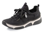 Rieker Sneaker aus schattiertem Synthetik und Textil SCHWARZ
