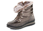 ELENA EDEN, gefütterte Damen-Boots, Winterschuhe, Weite G, mit herausnehmbarem Fußbett BRONZE
