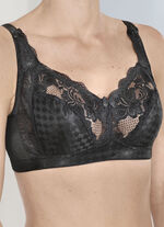 Miss Mary BH mit elastischen Spitzeneinsätzen SCHWARZ