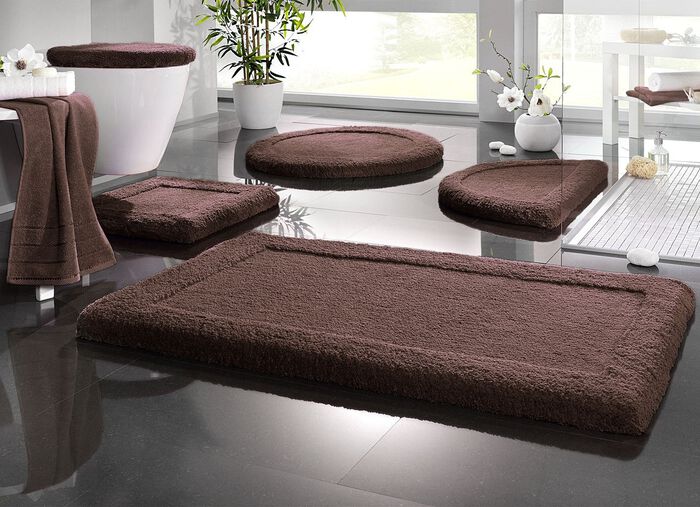 Premium Badgarnitur Superfine Microfaser KASTANIE