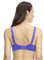 Susa Zweierpack BH mit zarter Elastikspitze 1X AZURBLAU, 1X WEISS