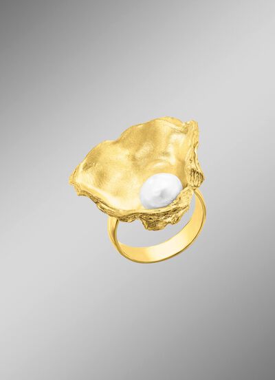 Damenring mit S&uuml;&szlig;wasser-Zuchtperle 