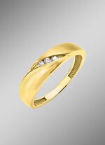 Zeitlose Eleganz: Damenring mit 3 Brillanten 