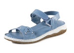ELENA EDEN Sandale aus weichem Nappaleder JEANS