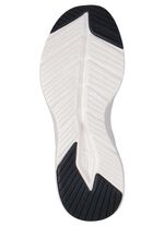 SKECHERS, stylische Damen-Sneaker, mit geformter Slip-Ins Fersenplatte SCHWARZ