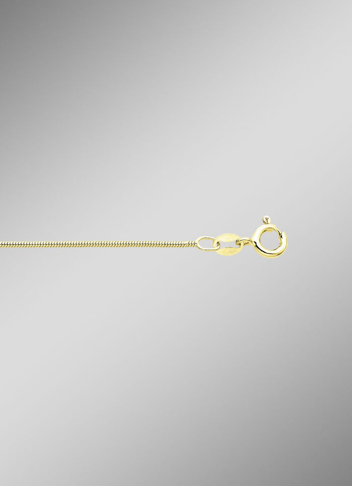 Vergoldete Schlangenkette aus Silber 