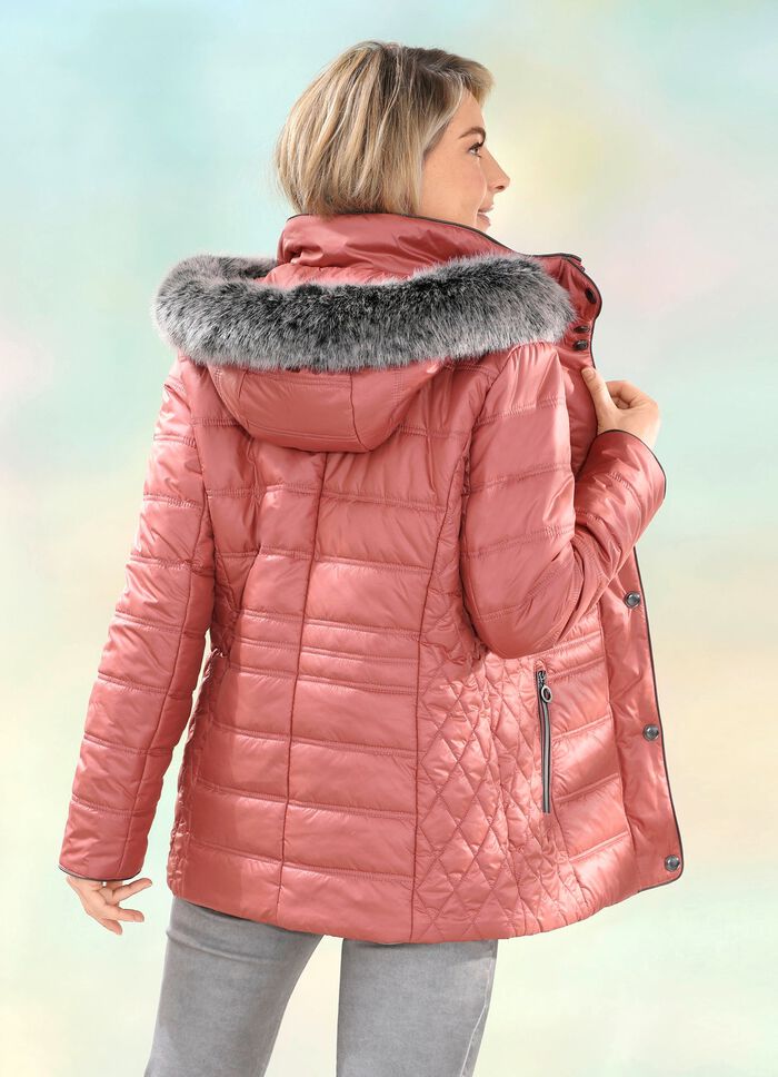 Jacke mit abnehmbarer Kapuze 