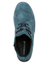 Waldläufer, bequeme Damen-Boots, Winterschuhe, Weite H, mit herausnehmbarem Fußbett PETROL