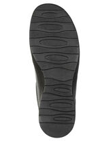 ELENA EDEN, komfortable Damen-Slipper, Weite K, mit herausnehmbarem Fußbett SCHWARZ