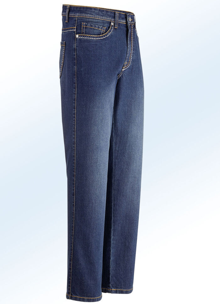 Jeans in 2 Farben DUNKELBLAU