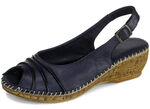 Gemini Sandalette mit aparter Biesenzier MARINE